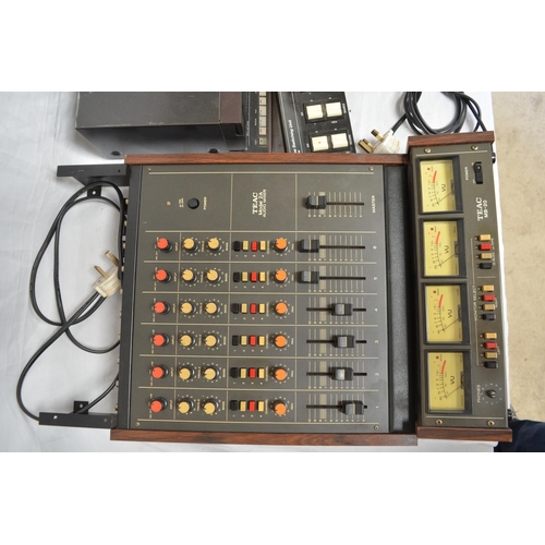 976 - Collection of audio mixing equipment from TEAC, Aiwa etc to include TEAC Model 2A Audio Mixer, TEAC ... 