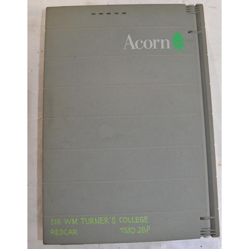 980 - Acorn A4 portable computer (battery missing) with accessories