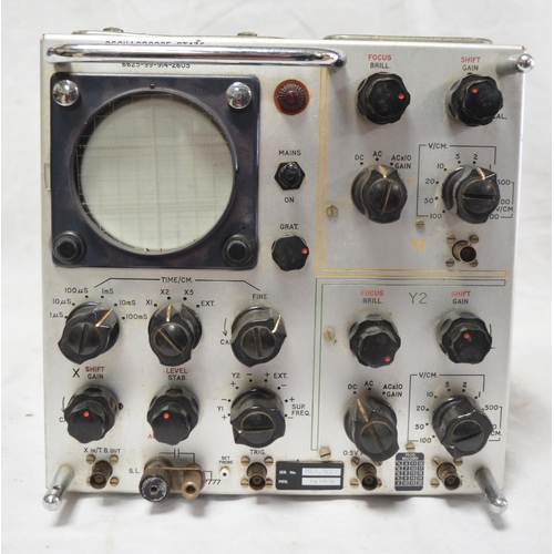 1001 - AVO CT160 British military Test Set Electronic Valve/Tube Tester, stamped with broad arrow and dated... 