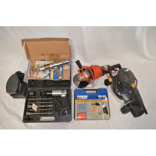 1140 - Collection of workshop tools incl. Power Craft air powered Air Speed Saw with spare blades, Power Cr... 