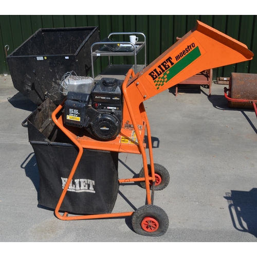 1109 - Eliet Maestro petrol powered shredder with Briggs & Stratton 5.5HP OHV engine. A/F, for spares/repai... 