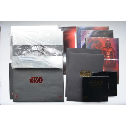 459 - Star Wars collection, two ltd.ed etched badge sets from Characters Cards Inc (3880 and 5150/8000), t... 