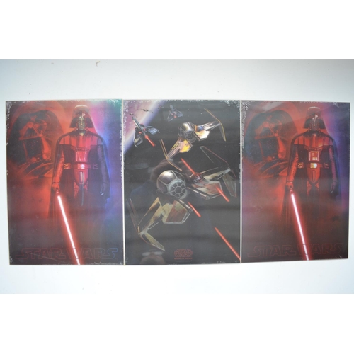 459 - Star Wars collection, two ltd.ed etched badge sets from Characters Cards Inc (3880 and 5150/8000), t... 