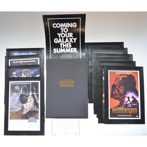 459 - Star Wars collection, two ltd.ed etched badge sets from Characters Cards Inc (3880 and 5150/8000), t... 