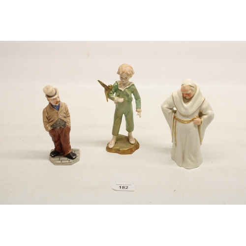 182 - Three Royal Worcester figures 