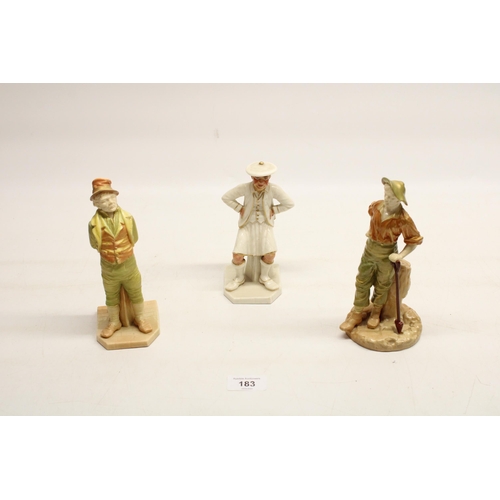 183 - Three Royal Worcester figures, 