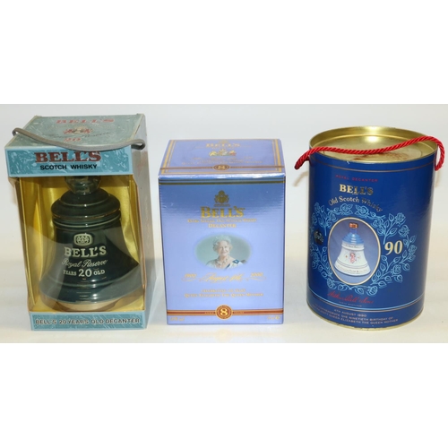 133 - Two Bell's Old Scotch Whisky Royal Decanter 70cl, 90th birthday of Her Majesty Queen Elizabeth the Q... 