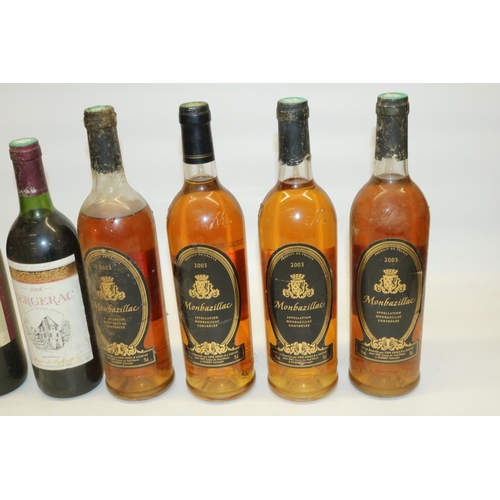 139 - Five bottles Mayne de Peyrigat 2006 Bergerac 75cl and four bottles 2003 Monbazillac 75cl