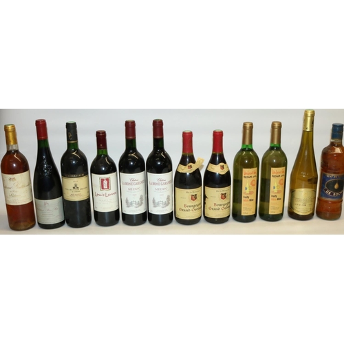 141 - Two bottles of Chateau La Rose Garamey 2001 Medoc 75cl, two bottles of Bourgogne Grand Ordinaire 75c... 