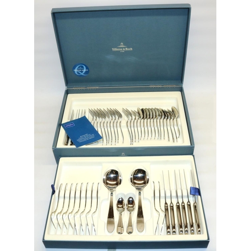 155 - Villeroy & Boch 60 piece canteen of cutlery, eight place settings