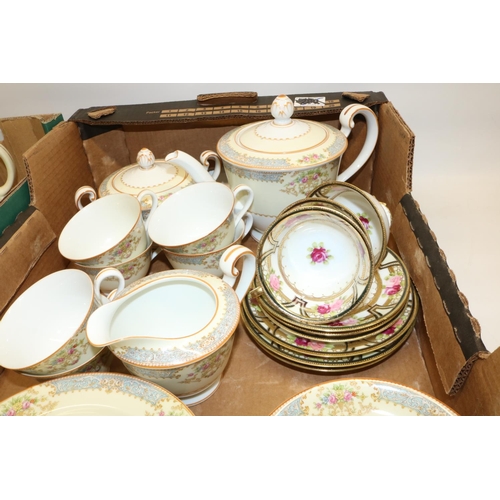 167 - Twenty piece tea service, part Noritake tea set, and a Meito China eighteen piece tea set