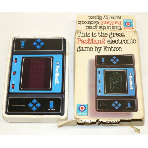 400 - Entex PacMan2 handheld electronic game, #6068