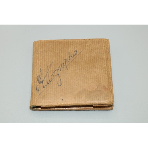 415 - Autograph album c1940s, approx. 30 signatures from entertainers including Adelaide Hall, George Form... 