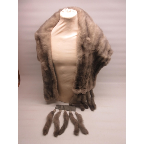 333 - Joseph Fox (Furrier) Ltd of Sheffield fur stole and another fur stole (3)