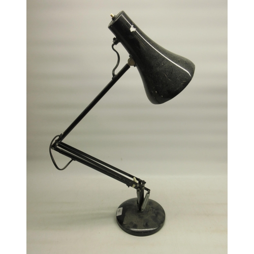 362 - C20th black 'Anglepoise Lighting Ltd' Anglepoise lamp, makers mark and British kite mark, Total H 83... 