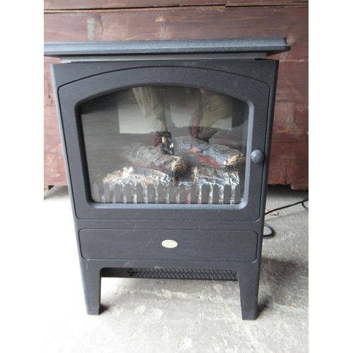 798 - Dimplex MRL20 log burner style electric heater, W38cm D25cm H53cm