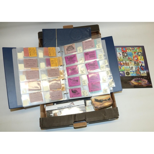 553 - London 2012 Olympiad commemorative stamps, unused GPO stamp folders and later from the late 1960s, o... 