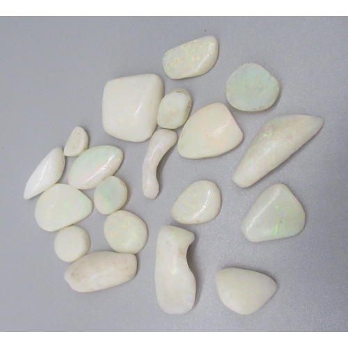 881 - Collection of loose opals, various sizes and cuts, 14.7g