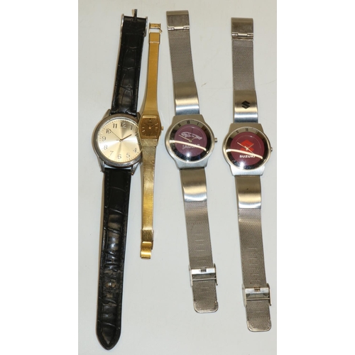 253 - Jaguar quartz wrist watch on bracelet strap similar Suzuki wrist watch, ladies Pulsar gold plated qu... 