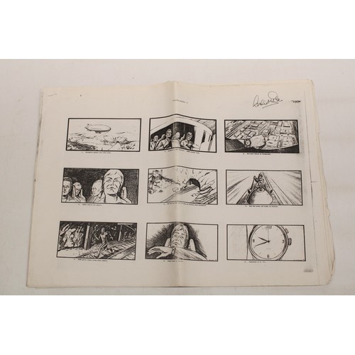 866 - The Lizzie Cundy Collection - James Bond interest: A View to a Kill printed storyboards, printed wit... 