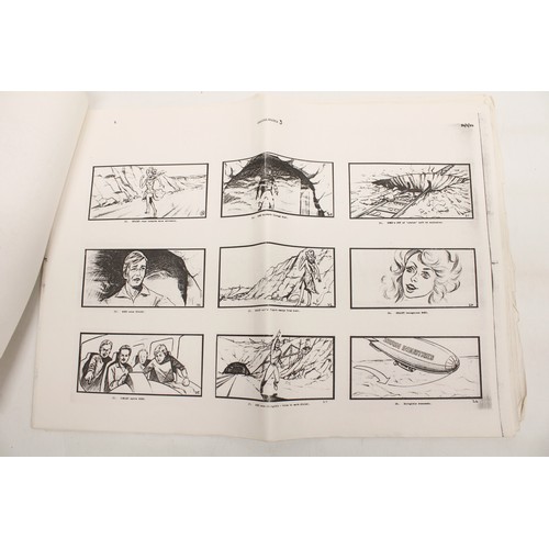 866 - The Lizzie Cundy Collection - James Bond interest: A View to a Kill printed storyboards, printed wit... 