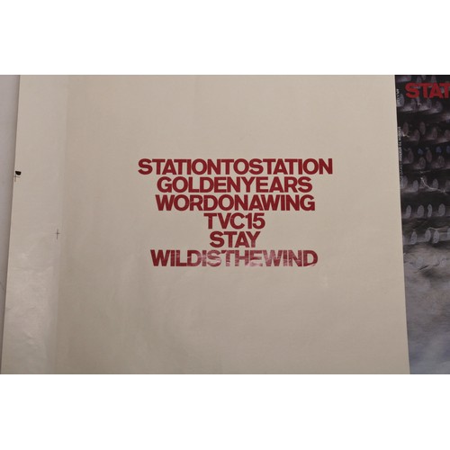 867 - The Lizzie Cundy collection - David Bowie Station To Station withdrawn proof sleeve,  printer's proo... 