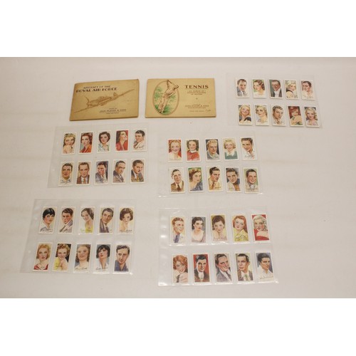 873 - The Lizzie Cundy Collection - Collection of various cigarette cards in 2 albums and 5 plastic sleeve... 