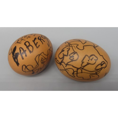 69A - Amanda Barrie collection - Amanda Barrie's own 'Faberge' style hard boiled eggs