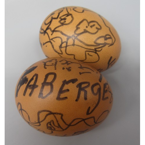 69A - Amanda Barrie collection - Amanda Barrie's own 'Faberge' style hard boiled eggs