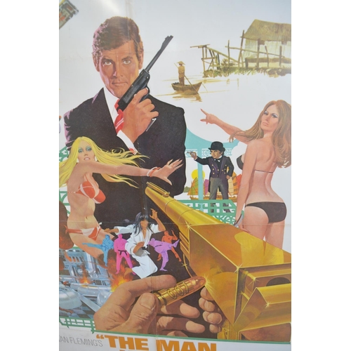 40 - Original US printed one sheet movie poster for the 1974 James Bond Film The Man With The Golden Gun,... 