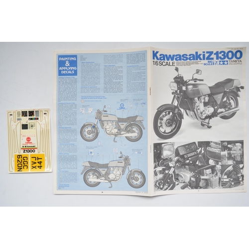 10 - Tamiya 1/6 scale Kawasaki Z1300 Big Scale No19 model kit (item no BS0619), un started with all sprue... 