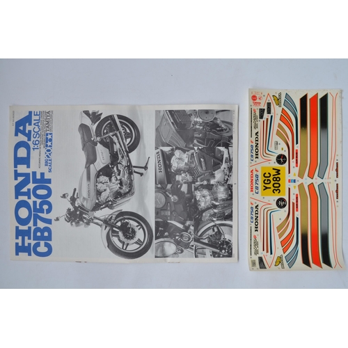 16 - Tamiya 1/6 scale Honda CB750F Big Scale No20 model kit (item no BS0620), un started with all sprues ... 