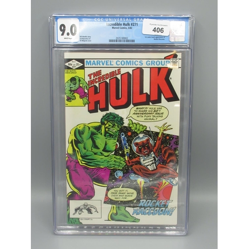 Hulk 271 - first Rocket high quality Raccoon appearance