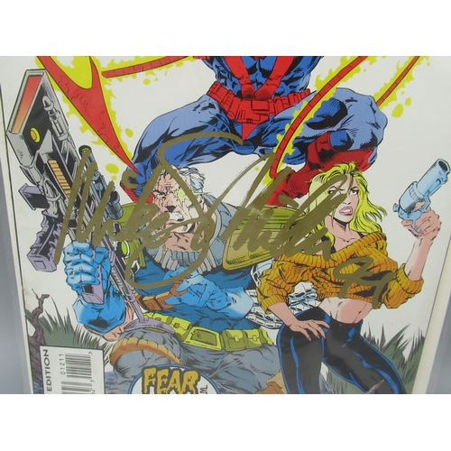 412 - Marvel - Cable Vol.1 No.12 Fear and Loathing Part 1, with Mike Miller signature, with Certificate of... 