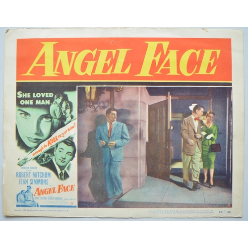 81 - Original Angel Face lobby card movie poster, starring Robert Mitchum and Jean Simmons. Good conditio... 