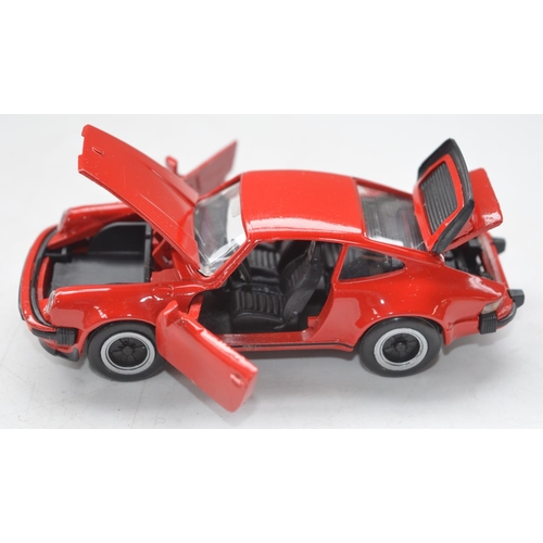 101 - Collection of boxed diecast model vehicles, various scales and manufacturers to include Solido, Cara... 