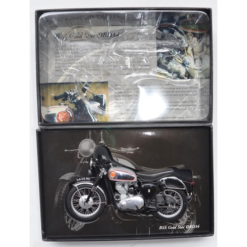 103 - Boxed Minichamps 1/12 BSA Gold Star DBD34 diecast and plastic highly detailed motorbike model with w... 