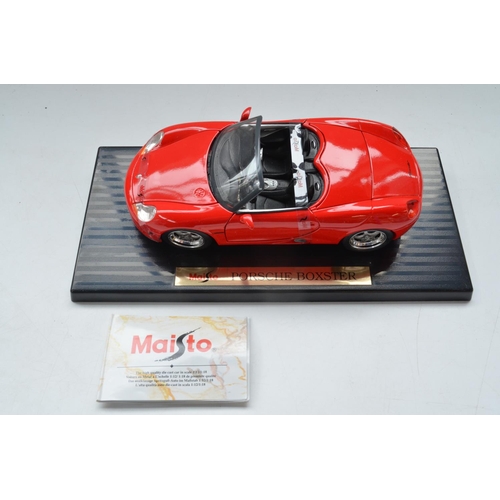 87 - Five 1/18 scale diecast Porsche models incl. NT Models 911 Street Car (engine panel screws removed),... 