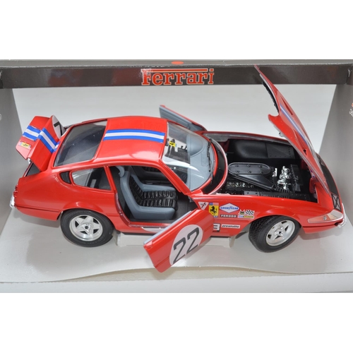 88 - Six 1/18 scale diecast car models incl. Burago Porsche 911 Carrera (1993), Burago Porsche 356B Cabri... 