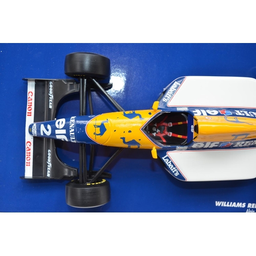 89 - 1/18 scale diecast Williams Renault FW15 F1 race car, Alain Prost 1993. Model in excellent condition... 