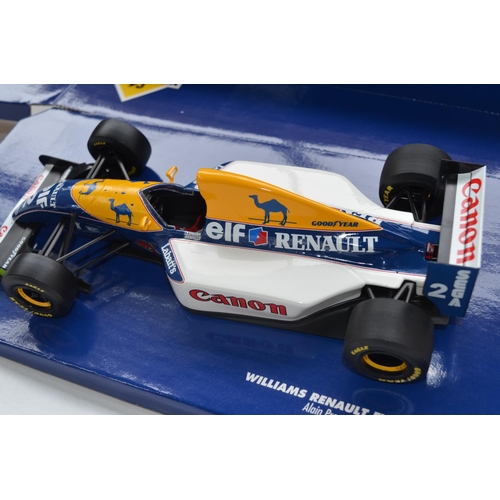 89 - 1/18 scale diecast Williams Renault FW15 F1 race car, Alain Prost 1993. Model in excellent condition... 