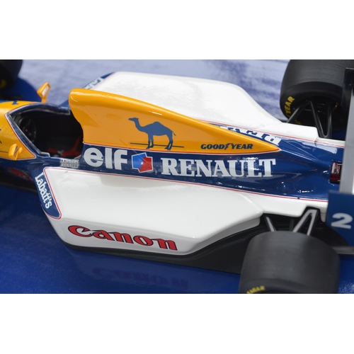 89 - 1/18 scale diecast Williams Renault FW15 F1 race car, Alain Prost 1993. Model in excellent condition... 