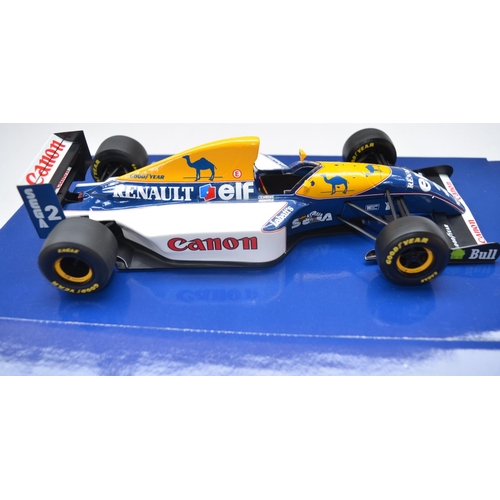 89 - 1/18 scale diecast Williams Renault FW15 F1 race car, Alain Prost 1993. Model in excellent condition... 