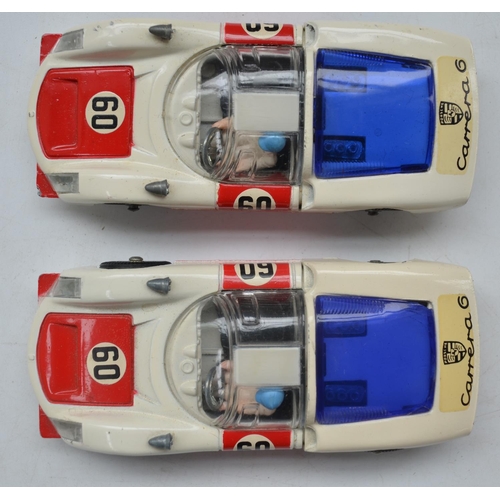 93 - Two boxed Corgi Toys No 330 Porsche Carrera 6 diecast model cars with original boxes (very good cond... 