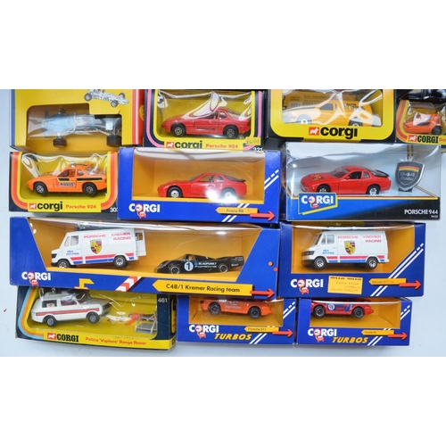 94 - Collection of boxed diecast model cars, mostly Corgi and various scales to include A Corgi Super Ele... 