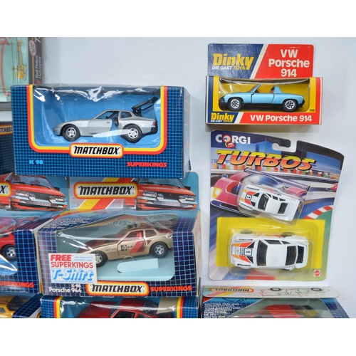 95 - Collection of boxed diecast models, mostly Matchbox to include Superkings K-71 Porsche Police Set, M... 