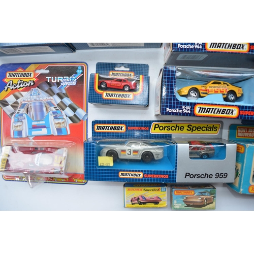 95 - Collection of boxed diecast models, mostly Matchbox to include Superkings K-71 Porsche Police Set, M... 