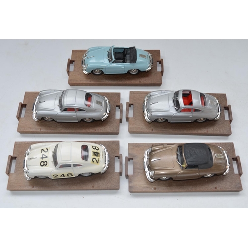 98 - Collection of 1/43 diecast Porsche models from Minichamps, Onyx, Brumm, Vitesse etc, a 1/43 Ferrari ... 