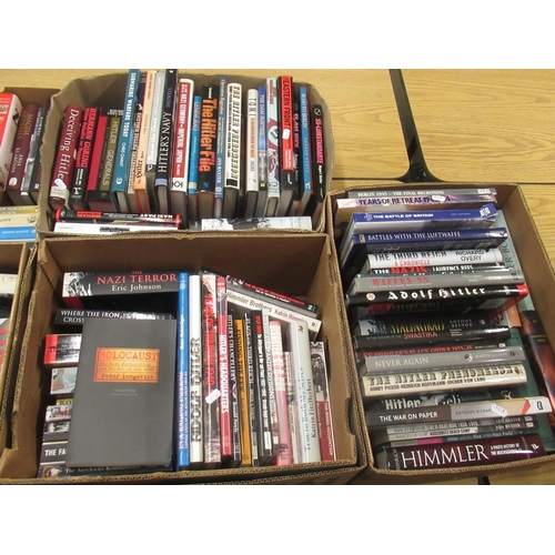 452 - Large collection of books relating to Hitler, the Third Reich and Germany in WW2 (7 boxes)