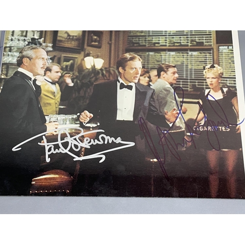 337 - The Sting (1973) photo, with signatures, 25.5cm x 20.4cm, with Certificate of Authenticity from Hero... 